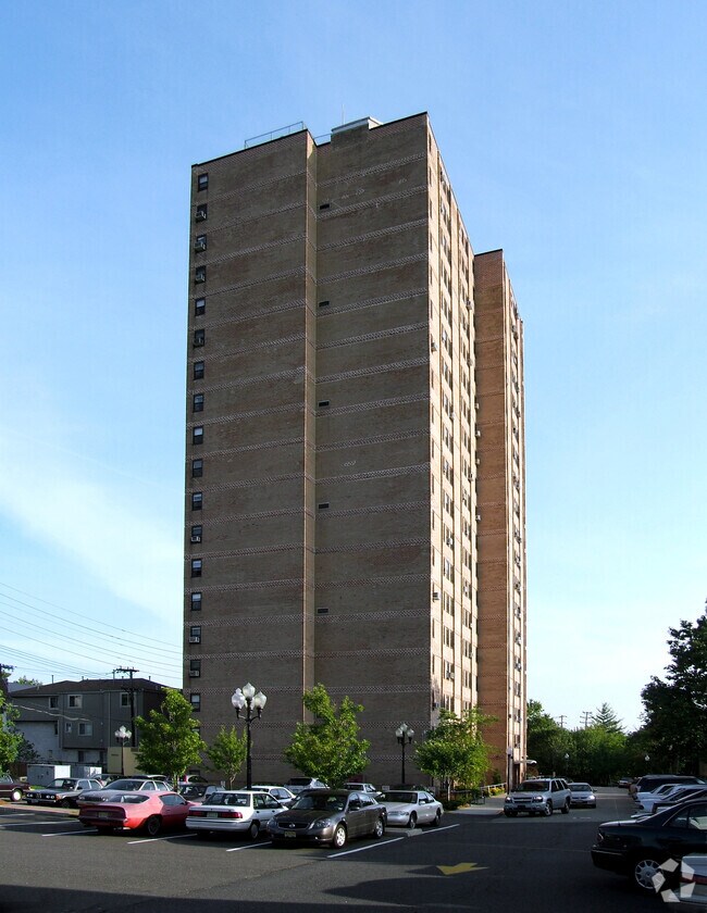 View from the northeast - Cliffside Park Senior Citizens Housing Comple