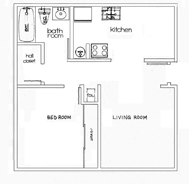 1 habitación/1 baño - ClearLake Apartments