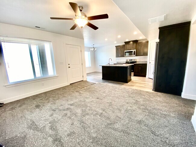 Open living room/kitchen/dining - 2035 N 350 E