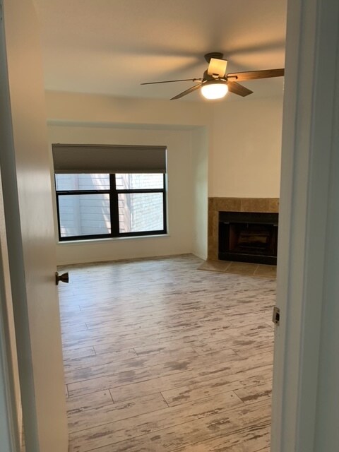 Bedroom with fireplace - 8020 Braesmain Dr