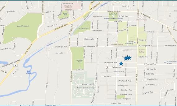 Location Map - 315 W Newhall Ave