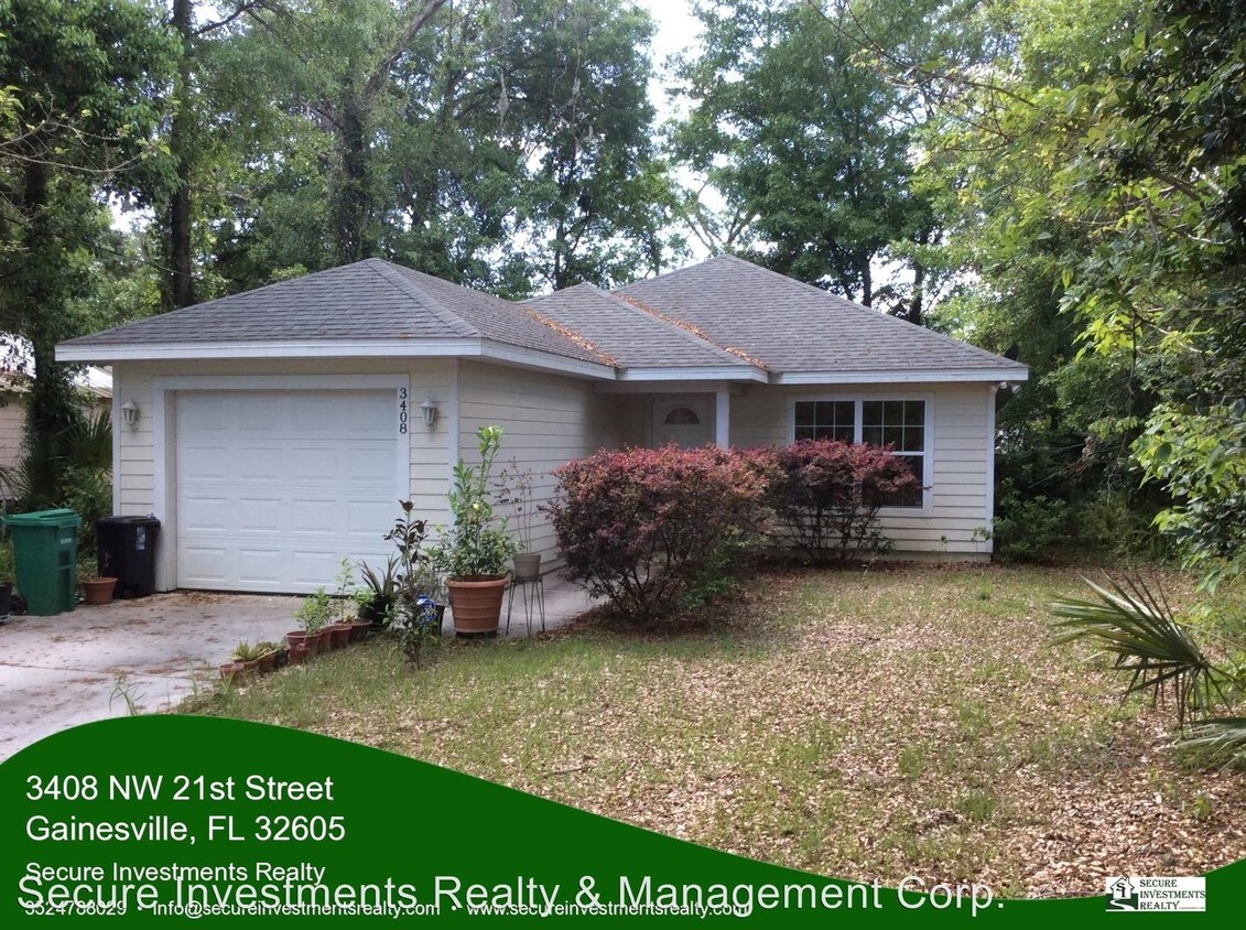 3408 NW 21st St, Gainesville, FL 32605 House Rental in Gainesville