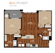 2 Bed 2 Bath B1-1