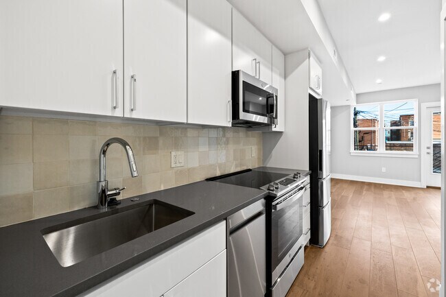 Studio - 655 SF - Kitchen - 3315 11th St NW Apartments