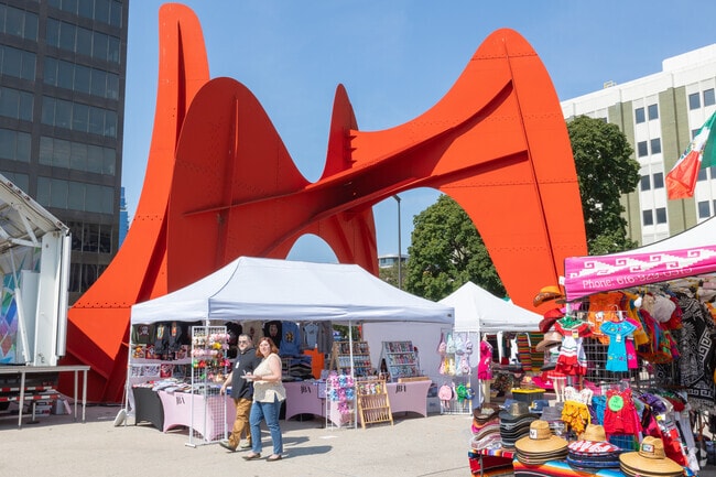 Fiesta Mexicana takes place yearly at Calder Plaza in the the heart of downtown.