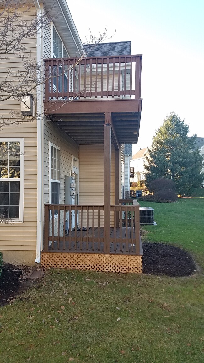 Back patio - 907 Country Ln