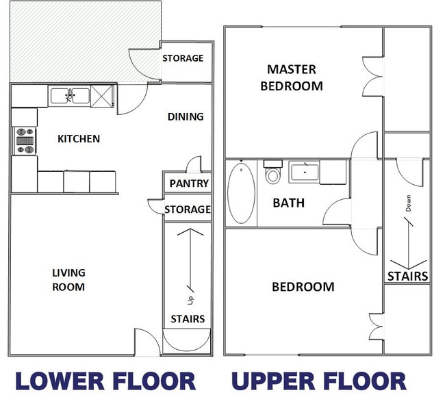 Plano de planta - Sunnyridge Village Apartments