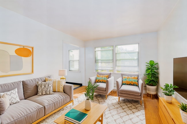 Unit A Living Area - The Lee Apartments