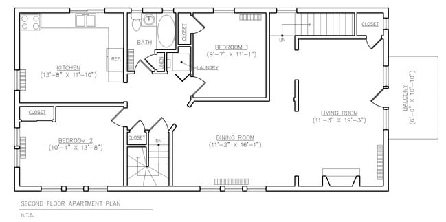 Floor Plan - 4417 Rosa Ave