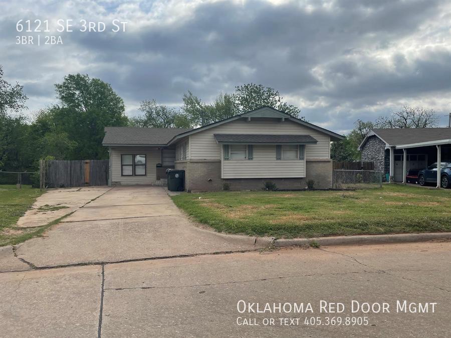 6121 SE 3rd St, Midwest City, OK 73110 House Rental in Midwest City