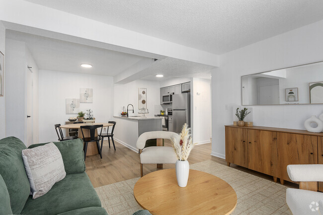 Open Concept Living Area - Robin Hill Apartments
