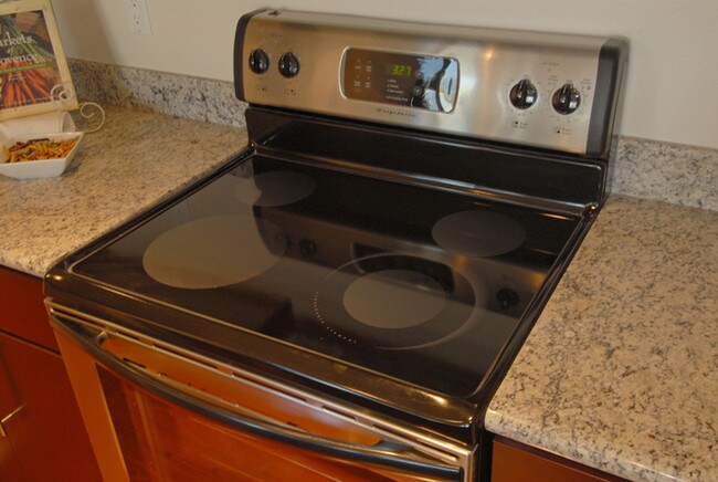 Stainless Glass-Top Stove - 3919 Whitman Ave N