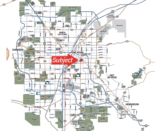 Location Map - Clarkdale Arms Apartments