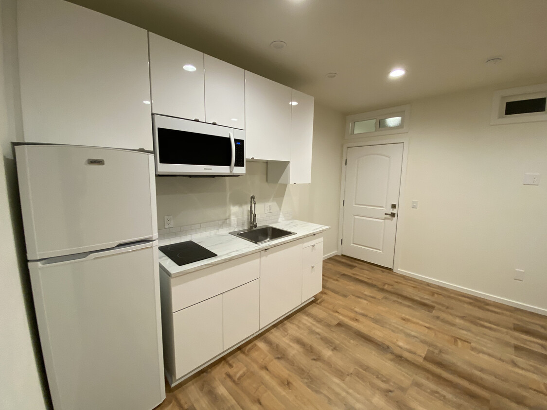 Open Concept Living Room and Kitchen - 7509 Aurora Ave N