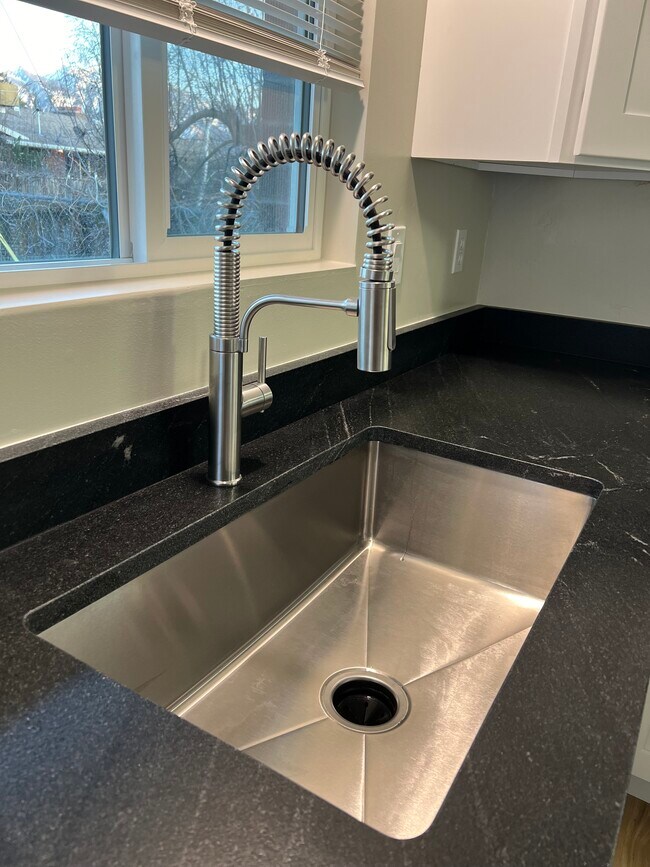 Stainless steel sink pull out sprayer faucet - 7353 S Rusty Dr