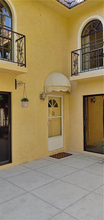 Private Patio Front door - 1001 Royal Palm Blvd