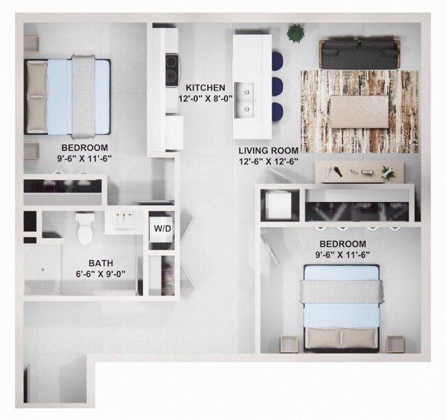 B1.4 (2x1) - Flashcube Apartments