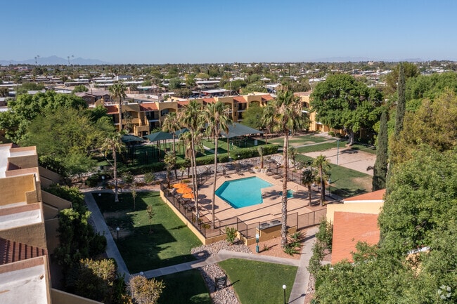 Aerial - Huntington Park Apartments