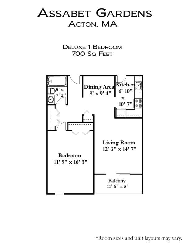 1BR/1BA - Assabet Gardens