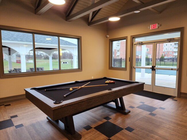 Clubhouse Pool Table - North Cornwall Commons Apartments