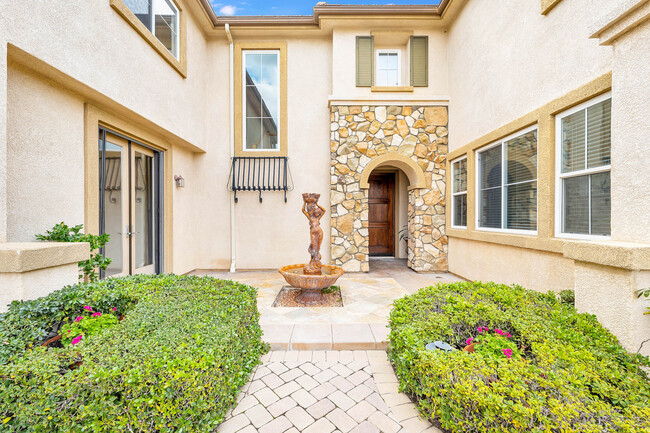 Entry Courtyard With Fountain - 12215 Delante Ct