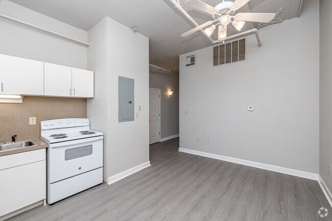 1BR, 1BA - 498SF - Kitchen/Living Room - Eastside Lofts Apartments Phase II