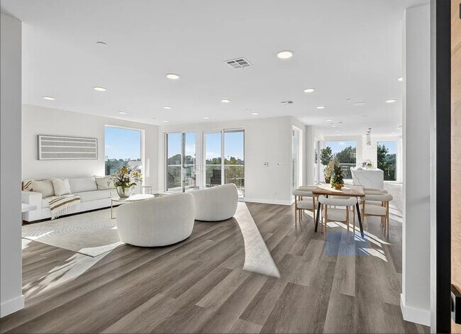 área de sala de estar y comedor - 1549 Lucretia Ave