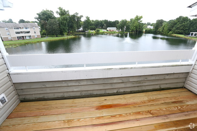 Balcony with Lake View - Mill Trace Village Apartments