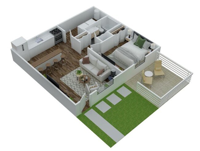 Plano de planta - Westmoore Apartments