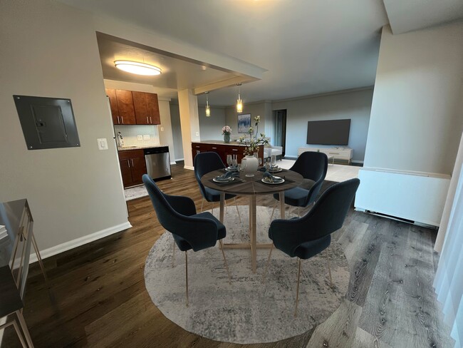 Open Layout with Large Island Kitchen - The Falls at Roland Park