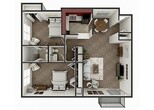 2 Bed x 1.5 Bath - (style differs)