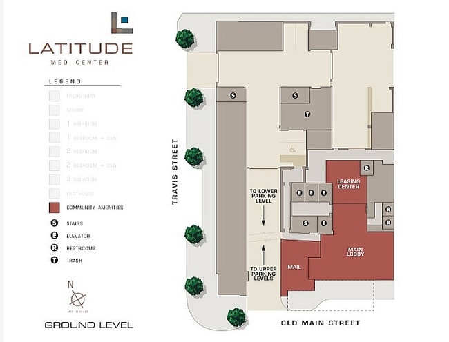 Latitude map - Latitude Med Center Apartments