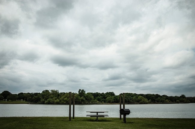 Grapevine Lake on a cloudy afternoon