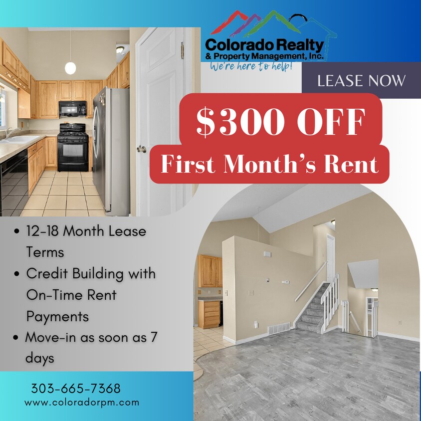 $1,895.00 with $300 OFF First Month's Rent, 2 Bedrooms, 1.5 Bathroom, Single Family Home in Color... - $1,895.00 with $300 OFF First Month's Rent, 2 Bedrooms, 1.5 Bathroom, Single Family Home in Color...