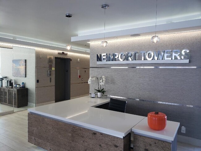 Lobby of Newport Towers - 3121 W Coast Hwy