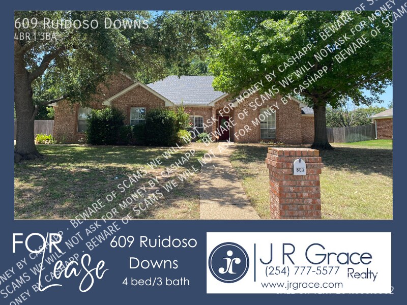 609 S Ruidoso Downs Dr, Robinson, TX 76706 House for Rent in Robinson