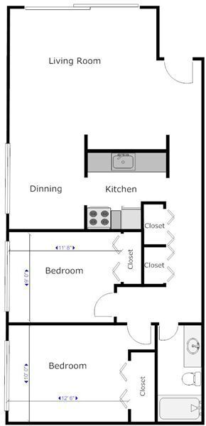 Foto del edificio - 2 br, 1 bath Apartment - 1313 S State St
