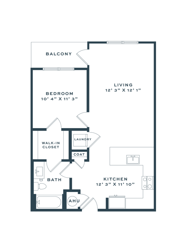 Plano de planta - The Porter