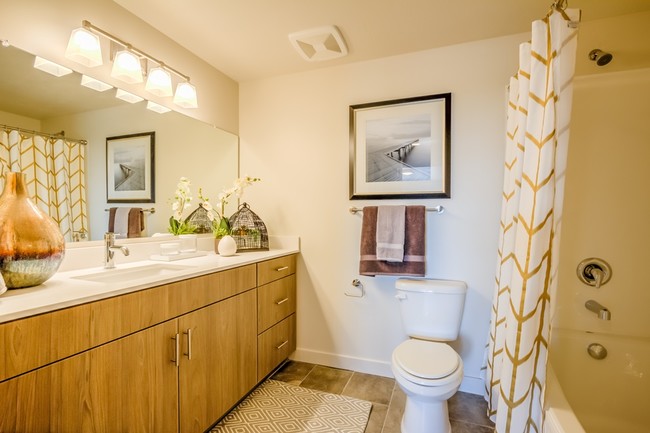 Chelsea 2x2 primary bathroom - Midtown 360