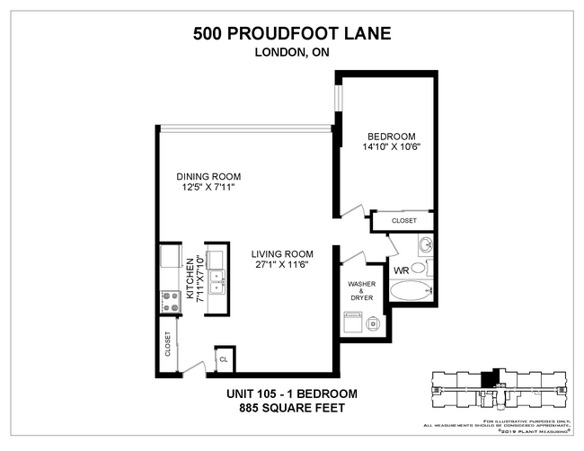 Floorplan - Empress Gates Apartments