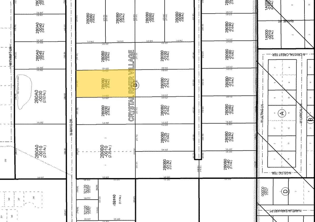 Plat Map - Lost Lake Apartments