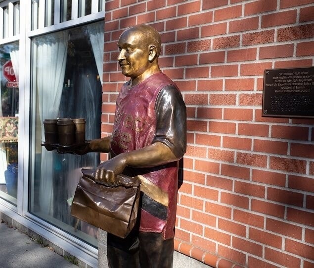 Gresham’s treasured resident Todd Kirnan has his own statue, paid for solely by donations