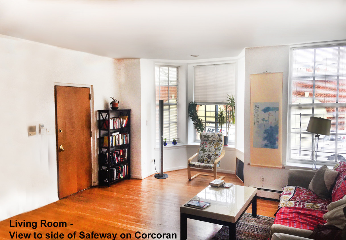 Living Room - Great Light! - 1712 Corcoran St NW