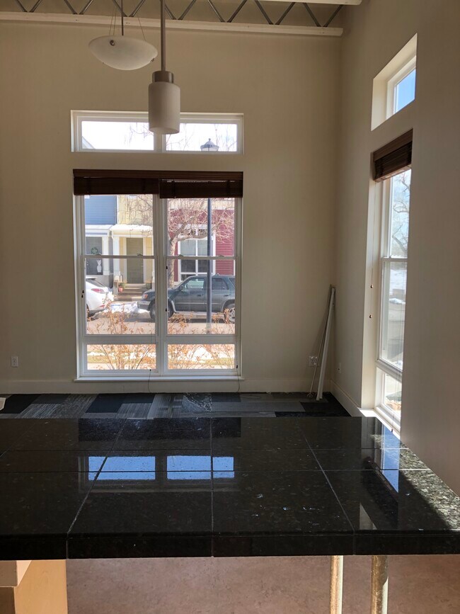 looking out from kitchen - 803 Heschel St
