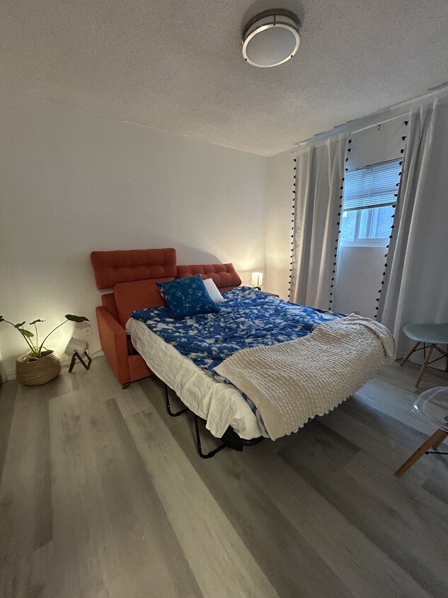 Bedroom can include a queen bed (not the fold-out pictured), or thenant can bring their own. - 2206 Nelson Ave