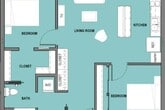 1 BEDROOM + DEN C1