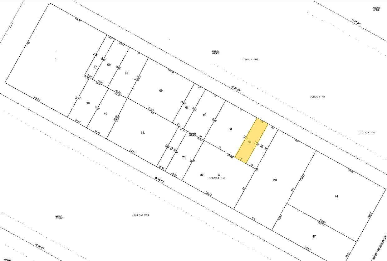 Plat Map - 122 W 20th St