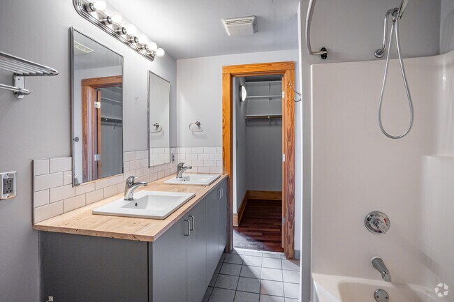 2BR, 1BA - 1,455SF - Unit 306 - Bathroom - Emporium Lofts