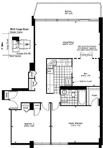 2HAB/1BA - Sedona Place