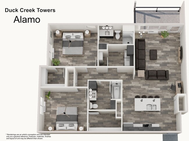 Floorplan - Casa II Apartments